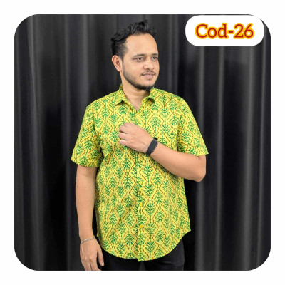 হাফ হাতা আড়ং প্রিন্ট শার্ট