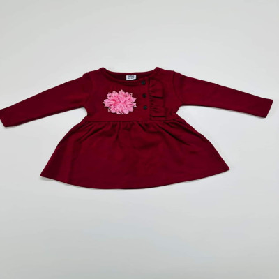 Long-Sleeve Winter Baby Dress