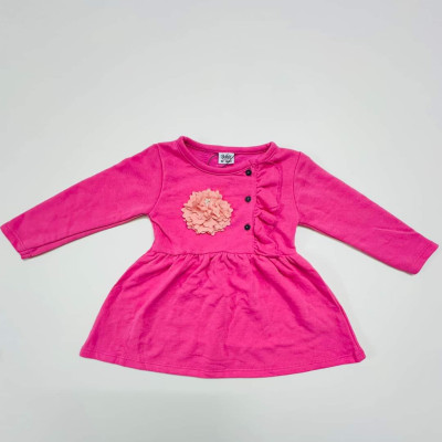 Long-Sleeve Winter Baby Dress