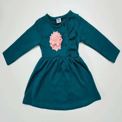 Long-Sleeve Winter Baby Dress