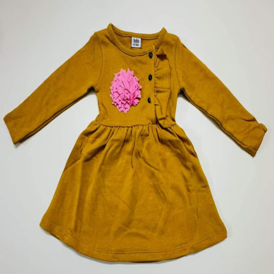 Long-Sleeve Winter Baby Dress