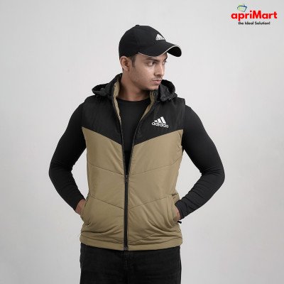 Vest Jacket- Adidas- Light Olive