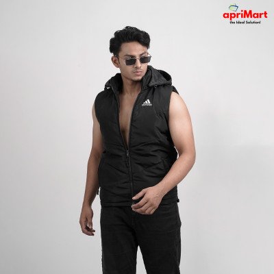 Vest Jacket- Adidas- Black