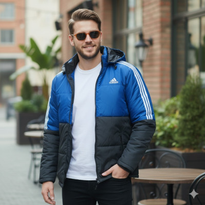 Adidas Full Jacket - Blue