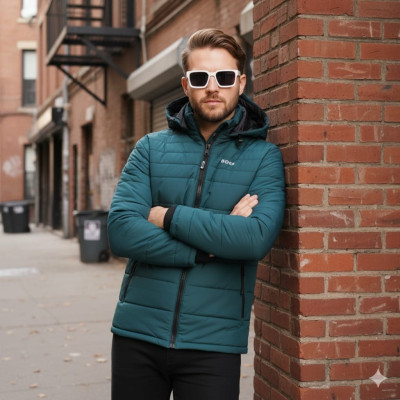 Hugo Boss Full Jacket- Sea Green