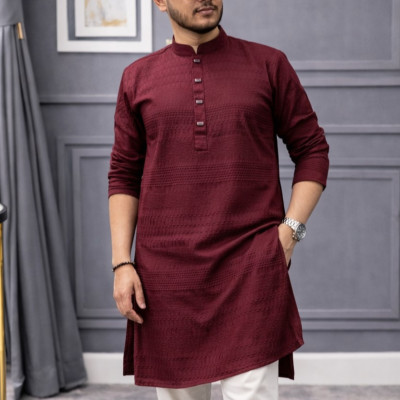 Chinese Popcorn Panjabi- Maroon