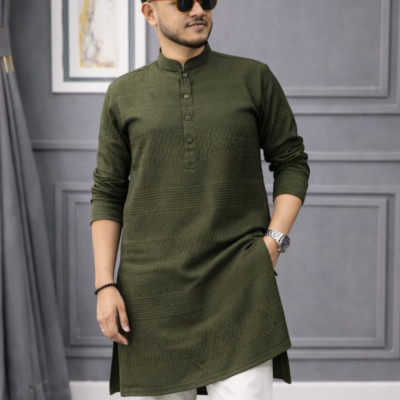 Chinese Popcorn Panjabi- Olive