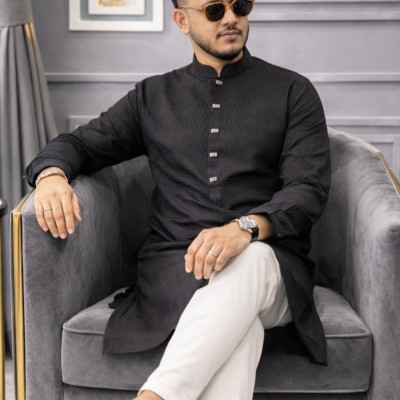 Chinese Popcorn Panjabi- Black